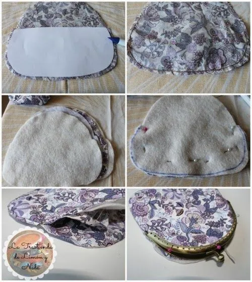La Trastienda de Limón y Neda: Monedero con boquilla de metal - Diy La Trastienda de Limón y Neda: Monedero con boquilla de metal - Diy