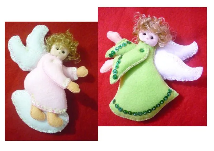 Duendes navideños en paño lenci con moldes - Imagui Duendes navideños en paño lenci con moldes - Imagui