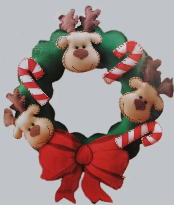 Duendes navideños en paño lenci con moldes - Imagui Duendes navideños en paño lenci con moldes - Imagui