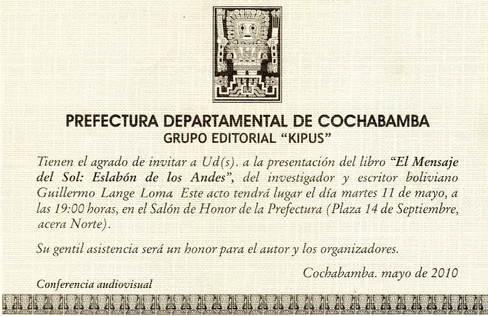 LA TRAYECTOTRIA BLOG DE LOS HISPANISTAS DE TANGER: “El Mensaje del ...