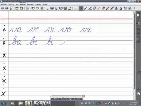 TRAZO CORRECTO DE LA B, V Y F.avi - YouTube TRAZO CORRECTO DE LA B, V Y F.avi - YouTube