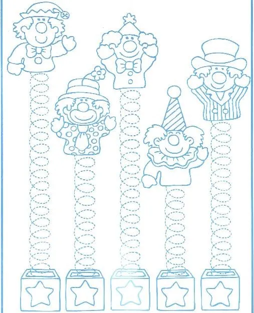 Trazos para Niños de 4 años :: Dibujos para colorear :: Parte 1 ...