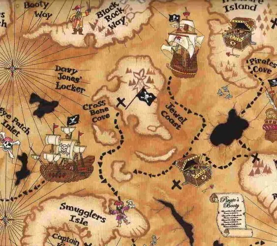 Treasure Map Printable | Jake & the neverland pirates birthday ...