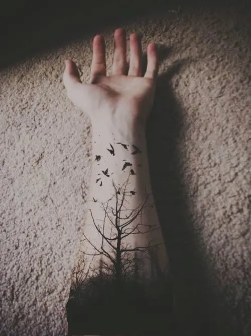 tree birds hipster black hand dark tattoo amazing tatto fly tattos ... tree birds hipster black hand dark tattoo amazing tatto fly tattos ...