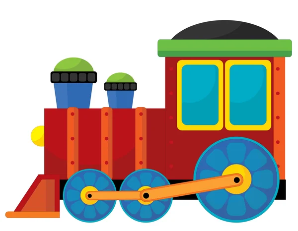 Tren de dibujos animados — Foto stock © illustrator_hft #57444817