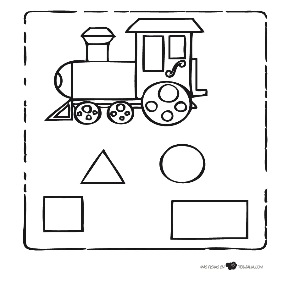 COMO HACER UN TREN CON FIGURAS GEOMETRICAS - Imagui COMO HACER UN TREN CON FIGURAS GEOMETRICAS - Imagui