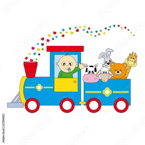 Tren infantil con animales © sbego #27804021 - Ver portfolio Tren infantil con animales © sbego #27804021 - Ver portfolio