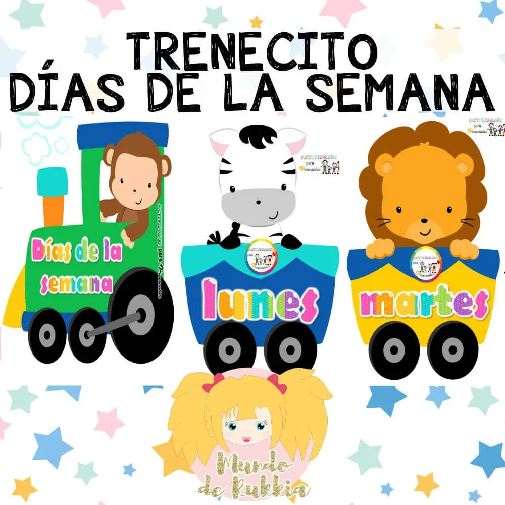 Tren de los Días de la Semana | Mundo de Rukkia Tren de los Días de la Semana | Mundo de Rukkia