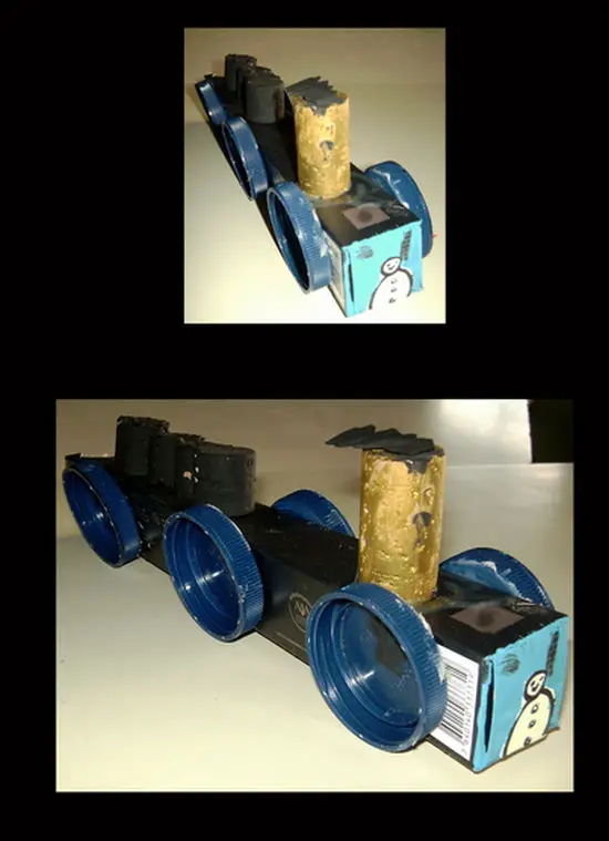 Trenes Reciclados - Manualidades Infantiles
