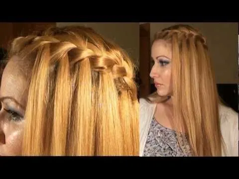 Como Hacer una Trenza de Cascada / איך לעשות מפל דלה צרפתית - YouTube