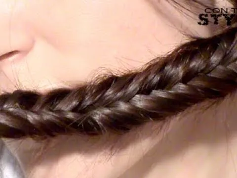 Trenza en Espiga, de dos cabos o cola de pez - YouTube Trenza en Espiga, de dos cabos o cola de pez - YouTube