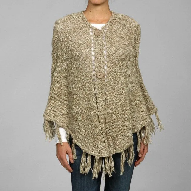 Trenza Style Wool Poncho (Chile) - Overstock Shopping - Great ... Trenza Style Wool Poncho (Chile) - Overstock Shopping - Great ...