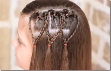 Como hacer trenzas modernas para niñas sencillas de moda paso a ...