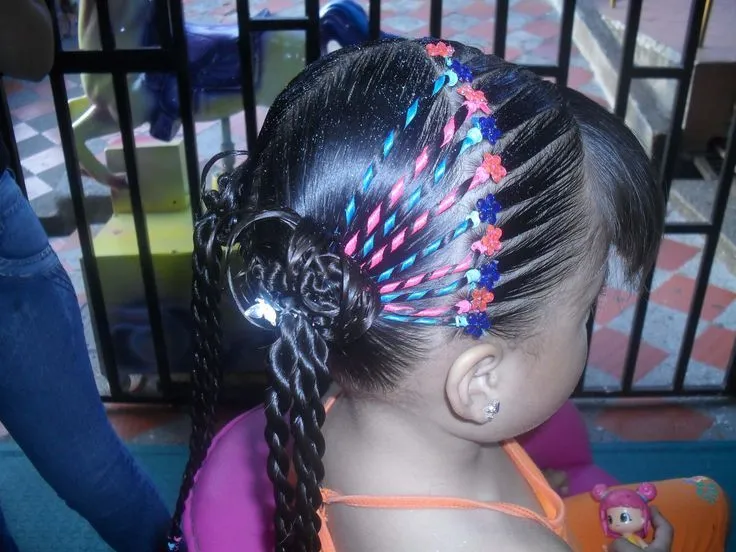 Trenzas, peinados niñas, peinados infantiles, peluquería infantil ...