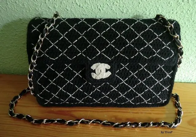 TresP craft blog: BOLSO CHANEL EN CROCHET