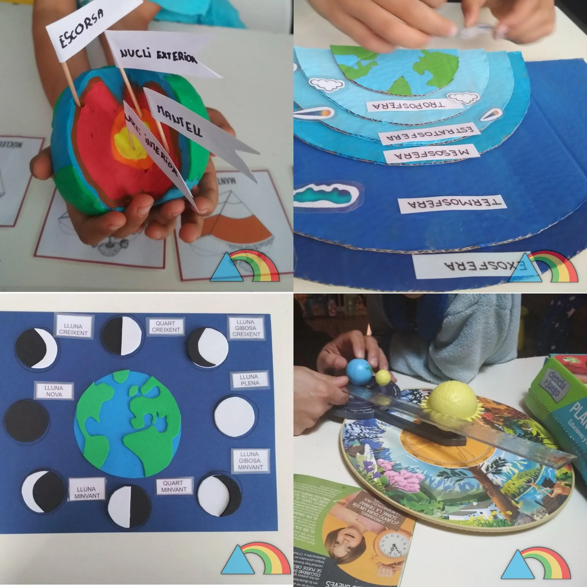 El Triángulo Arcoíris: 3 actividades para niños sobre la Tierra y la Luna El Triángulo Arcoíris: 3 actividades para niños sobre la Tierra y la Luna