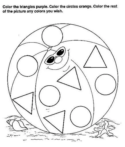 Triangulo para colorear preescolar - Imagui Triangulo para colorear preescolar - Imagui