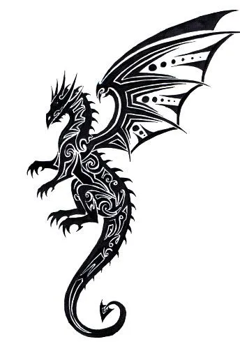 Tribal Dragon Tattoo by ~Tribalchick101 on deviantART