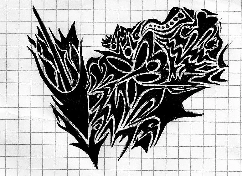 tribal graffiti thingy by jinxbarbie on DeviantArt tribal graffiti thingy by jinxbarbie on DeviantArt