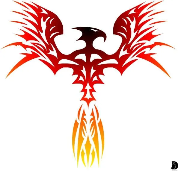Tribal Pheonix - Colour by ~GifHaas on deviantART