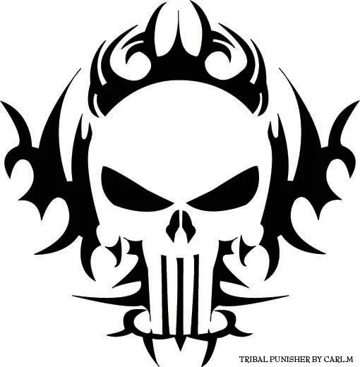 tribal punisher by jayballz on DeviantArt