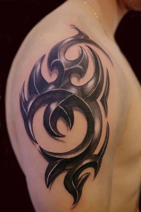 Tribal Shoulder Tattoo Designs For Men | Tatoo | Pinterest ...