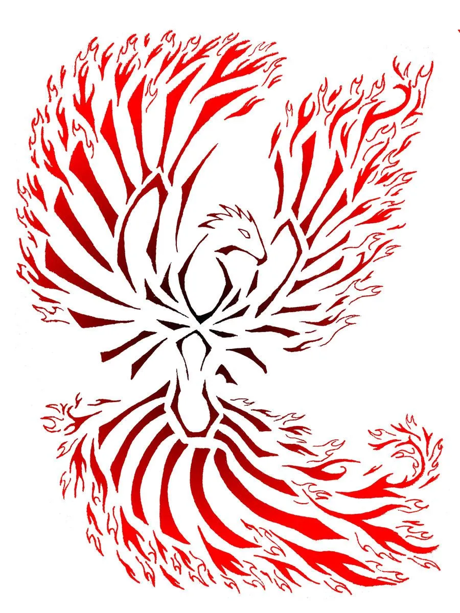 Tribal flower 3 color by aeroblade88 on DeviantArt