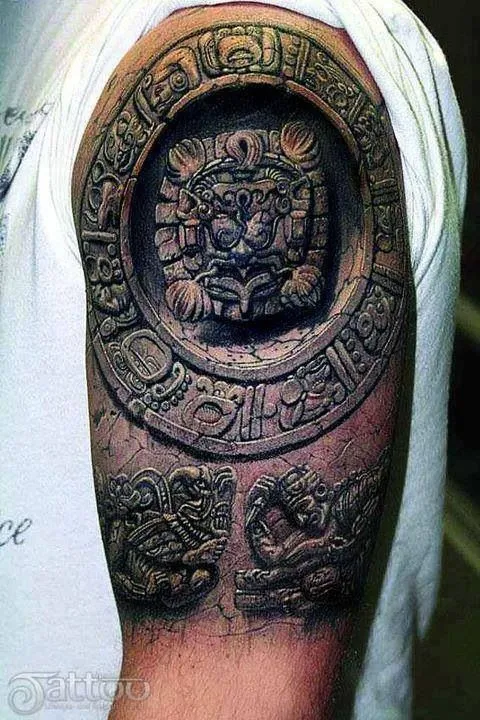 Tribal tattoo with a 3D effect! | Go Tribal | Pinterest | Tribal ... Tribal tattoo with a 3D effect! | Go Tribal | Pinterest | Tribal ...