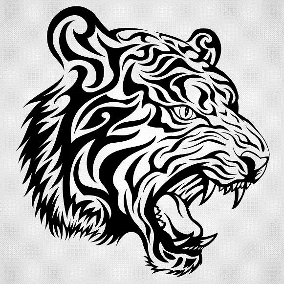 Tribal-Tiger-Tattoo-1f | Aido Bonsai