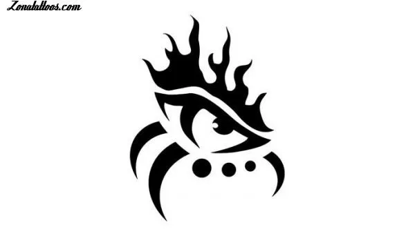 Plantilla/Diseño Tatuaje de subzero - Ojos Tribales Plantilla/Diseño Tatuaje de subzero - Ojos Tribales
