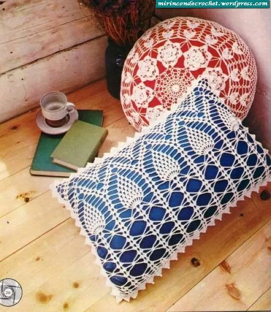 TRICO y CROCHET-madona-mía: Almohadones/ cojines de crochet con patrón TRICO y CROCHET-madona-mía: Almohadones/ cojines de crochet con patrón