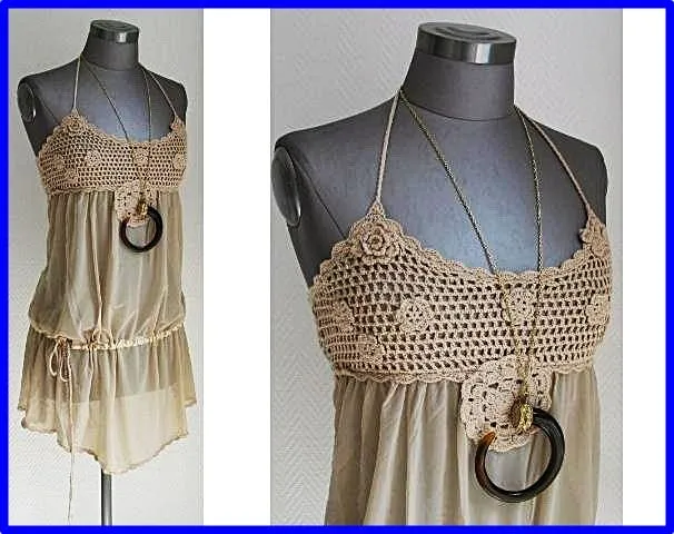TRICO y CROCHET-madona-mía: Blusas y vestidos de verano para ... TRICO y CROCHET-madona-mía: Blusas y vestidos de verano para ...