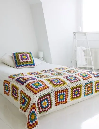TRICO y CROCHET-madona-mía: Colcha en crochet TRICO y CROCHET-madona-mía: Colcha en crochet