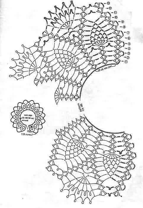 TRICO y CROCHET-madona-mía: Cuellos tejidos a crochet con patrones TRICO y CROCHET-madona-mía: Cuellos tejidos a crochet con patrones