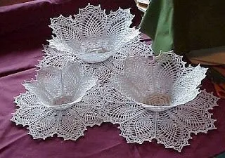 TRICO y CROCHET-madona-mía: Como endurecer una pieza tejida a crochet