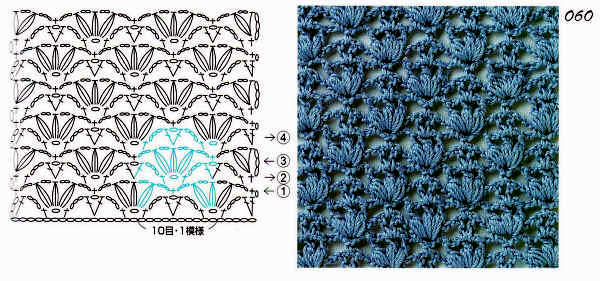 TRICO y CROCHET-madona-mía: Esquemas de puntos para tejer bufandas ... TRICO y CROCHET-madona-mía: Esquemas de puntos para tejer bufandas ...