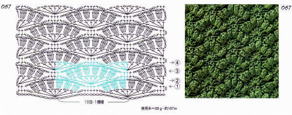 TRICO y CROCHET-madona-mía: Esquemas de puntos para tejer bufandas ...