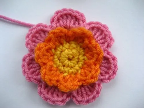 TRICO y CROCHET-madona-mía: Flores paso a paso en fotográfias TRICO y CROCHET-madona-mía: Flores paso a paso en fotográfias