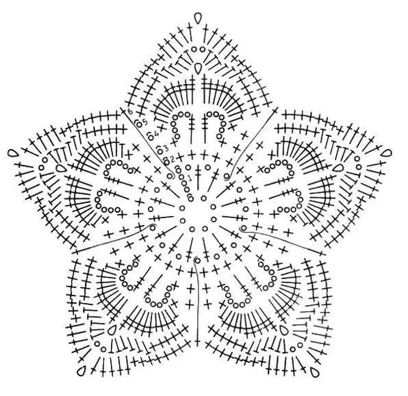 TRICO y CROCHET-madona-mía: Gráficos de Flores a crochet(ganchillo ...