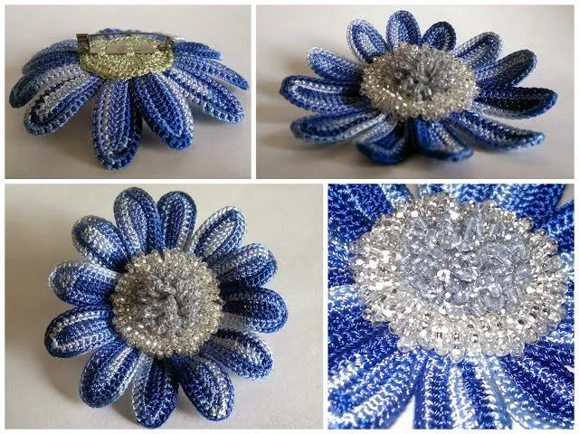 TRICO y CROCHET-madona-mía: Margaritas a crochet paso a paso en ... TRICO y CROCHET-madona-mía: Margaritas a crochet paso a paso en ...