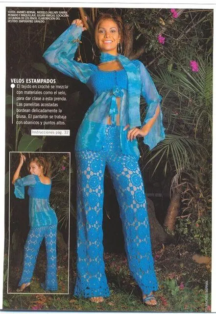 TRICO y CROCHET-madona-mía: Pantalones a Crochet.Modelos para ... TRICO y CROCHET-madona-mía: Pantalones a Crochet.Modelos para ...