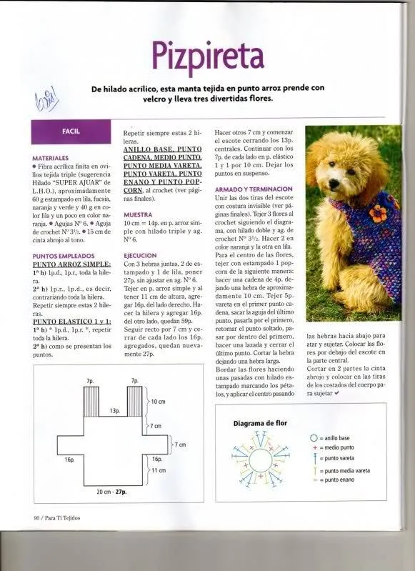TRICO y CROCHET-madona-mía: Ropa para perros con pádron http://www ... TRICO y CROCHET-madona-mía: Ropa para perros con pádron http://www ...