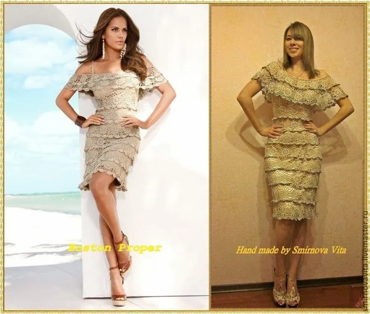 TRICO y CROCHET-madona-mía: Vestidos para mujeres a Crochet Ruso ... TRICO y CROCHET-madona-mía: Vestidos para mujeres a Crochet Ruso ...
