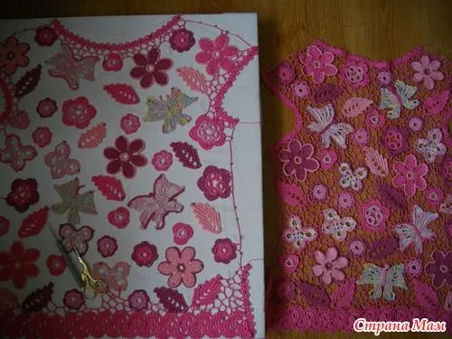 TRICO y CROCHET-madona-mía: Vestidos para niñas crochet ruso ... TRICO y CROCHET-madona-mía: Vestidos para niñas crochet ruso ...