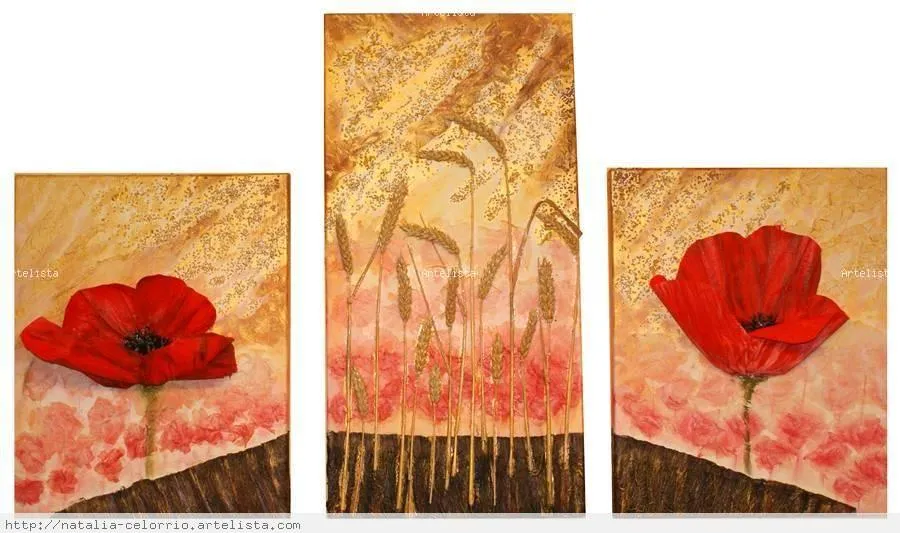 Trigal con amapolas Natalia Fernández Celorrio - Artelista.com Trigal con amapolas Natalia Fernández Celorrio - Artelista.com