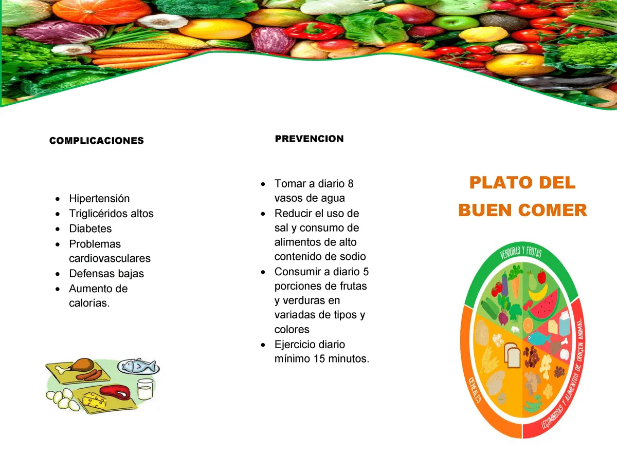 Triptico DEL BUEN Comer - PLATO DEL BUEN COMER COMPLICACIONES Hipertensión Triglicéridos altos - Studocu Triptico DEL BUEN Comer - PLATO DEL BUEN COMER COMPLICACIONES Hipertensión Triglicéridos altos - Studocu