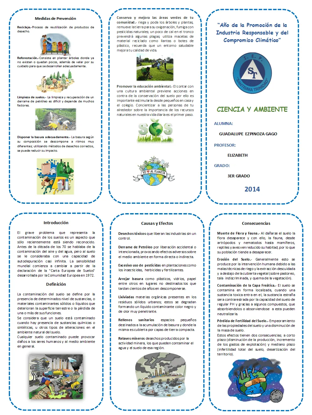 TRIPTICO CONTAMINACION DEL SUELO | School projects, Lettering, Words TRIPTICO CONTAMINACION DEL SUELO | School projects, Lettering, Words