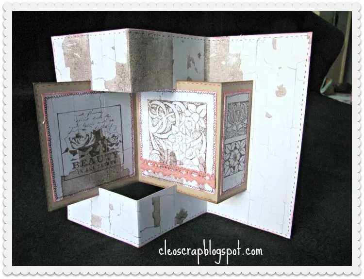 Cleo scrap and the other things: Tarjeta Triptico Cleo scrap and the other things: Tarjeta Triptico