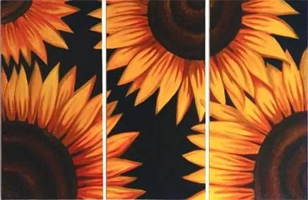 TRIPTICO GIRASOLES Luis Gabriel Osorio Garzón - Artelista. TRIPTICO GIRASOLES Luis Gabriel Osorio Garzón - Artelista.