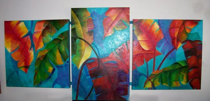 Triptico Hojas en Oleo | Mis cuadros | Pinterest Triptico Hojas en Oleo | Mis cuadros | Pinterest